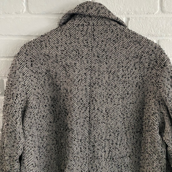 H&M Herringbone Pea Coat - Picture 3 of 5